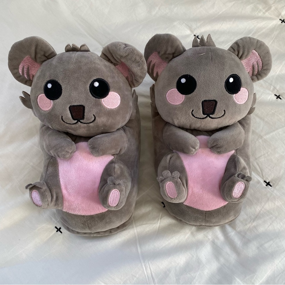 Corimori Women's Kawaii Mule, One Size, NWOT, Hugo the Koala, Gray